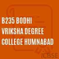 B235 Bodhi Vriksha Degree College Humnabad Logo