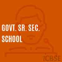 Govt. Sr. Sec. School Logo