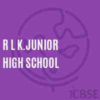 R L K.Junior High School Logo