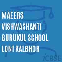 MAEERs Vishwashanti Gurukul School Loni Kalbhor Logo