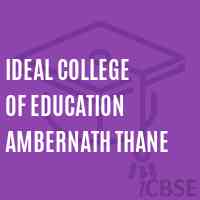 Ideal College of Education Ambernath Thane Logo