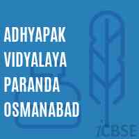 Adhyapak Vidyalaya Paranda Osmanabad College Logo