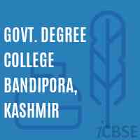 Govt. Degree College Bandipora, Kashmir Logo