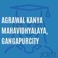 Agrawal Kanya Mahavidhyalaya, Gangapurcity College Logo