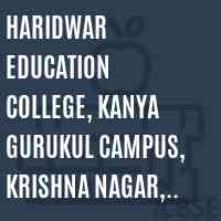 Haridwar Education College, Kanya Gurukul Campus, Krishna Nagar, Haridwar Logo