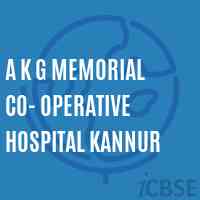 A K G Memorial Co- Operative Hospital Kannur College Logo