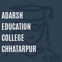 Adarsh Education College Chhatarpur Logo