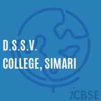 D.S.S.V. College, Simari Logo