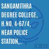 Sangamithra Degree College, H.No. 4-67/4, Near Police Station, Bhupalpally Logo