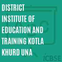 District Institute of Education and Training Kotla Khurd Una Logo