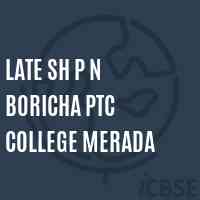 Late Sh P N Boricha Ptc College Merada Logo