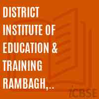District Institute of Education & Training Rambagh, Muzaffarpur Logo