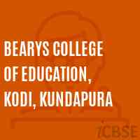 Bearys College of Education, Kodi, Kundapura Logo