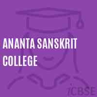 Ananta Sanskrit College Logo