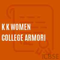 K K Women College Armori Logo