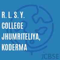 R. L. S. Y. College Jhumriteliya, Koderma Logo