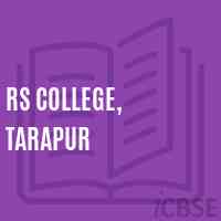 RS College, Tarapur Logo