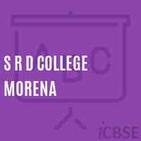 S R D College Morena Logo