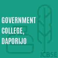 Government College, Daporijo Logo