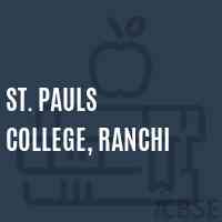 St. Pauls College, Ranchi Logo