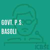 Govt. P.S. Basoli Primary School Logo