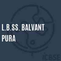 L.B.Ss. Balvant Pura Secondary School Logo