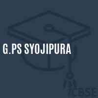 G.Ps Syojipura Primary School Logo