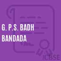 G. P.S. Badh Bandada Primary School Logo