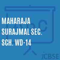 Maharaja Surajmal Sec. Sch. Wd-14 Secondary School Logo