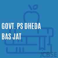Govt. Ps Dheda Bas Jat Primary School Logo