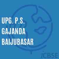 Upg. P.S. Gajanda Baijubasar Primary School Logo