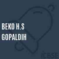 Beko H.S Gopaldih Secondary School Logo