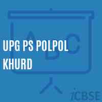 Upg Ps Polpol Khurd Primary School Logo
