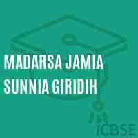 Madarsa Jamia Sunnia Giridih Middle School Logo