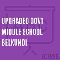 Upgraded Govt Middle School Belkundi Logo