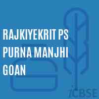 Rajkiyekrit Ps Purna Manjhi Goan Primary School Logo