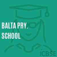 Balta Pry. School Logo