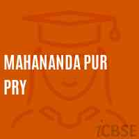 Mahananda Pur Pry Primary School Logo