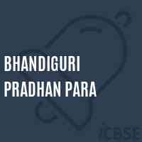 Bhandiguri Pradhan Para Primary School Logo