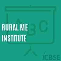 Rural Me Institute Middle School Logo