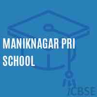 Maniknagar Pri School Logo