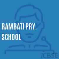 Rambati Pry. School Logo