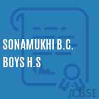 Sonamukhi B.C. Boys H.S High School Logo