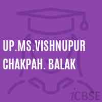Up.Ms.Vishnupur Chakpah. Balak Middle School Logo