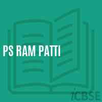 Ps Ram Patti Primary School Logo