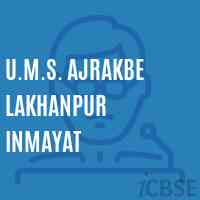U.M.S. Ajrakbe Lakhanpur Inmayat Middle School Logo