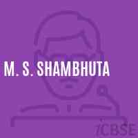 M. S. Shambhuta Middle School Logo