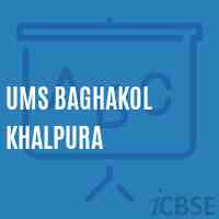Ums Baghakol Khalpura Middle School Logo