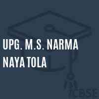 Upg. M.S. Narma Naya Tola Middle School Logo