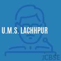 U.M.S. Lachhpur Middle School Logo